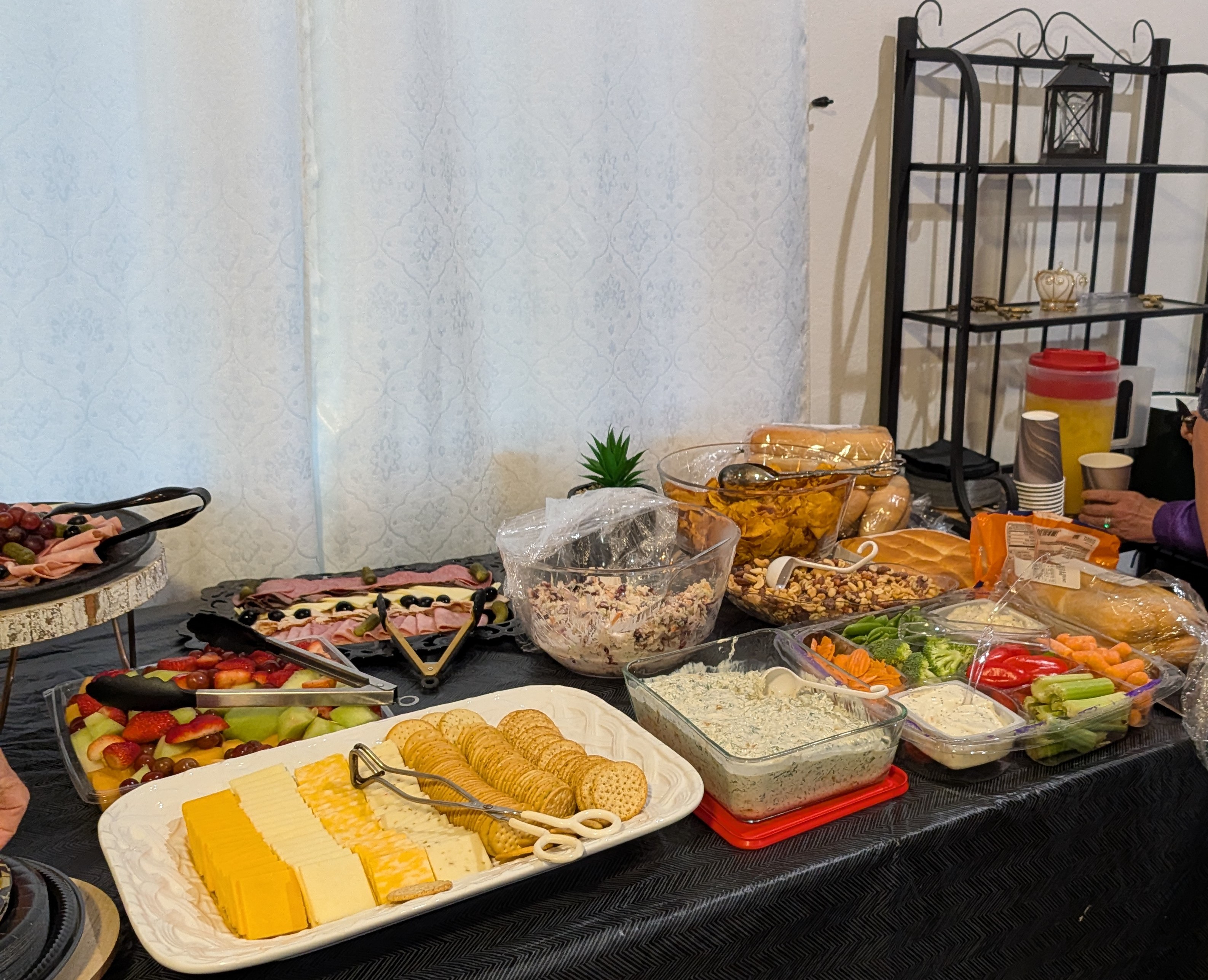 A table set in celebration